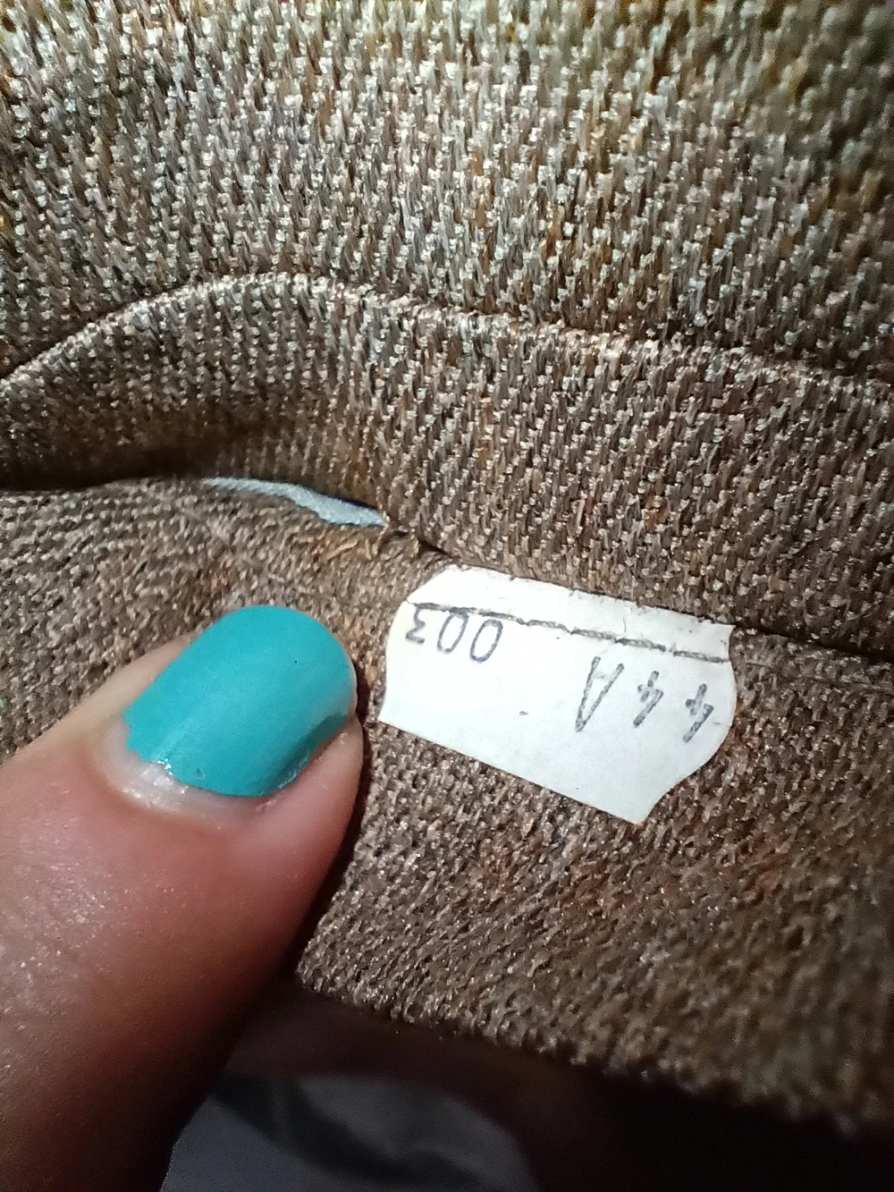 Vintage 70s Warren Sewell Tan Three-Piece Suit - Jacket Size 44R Pants 38x28